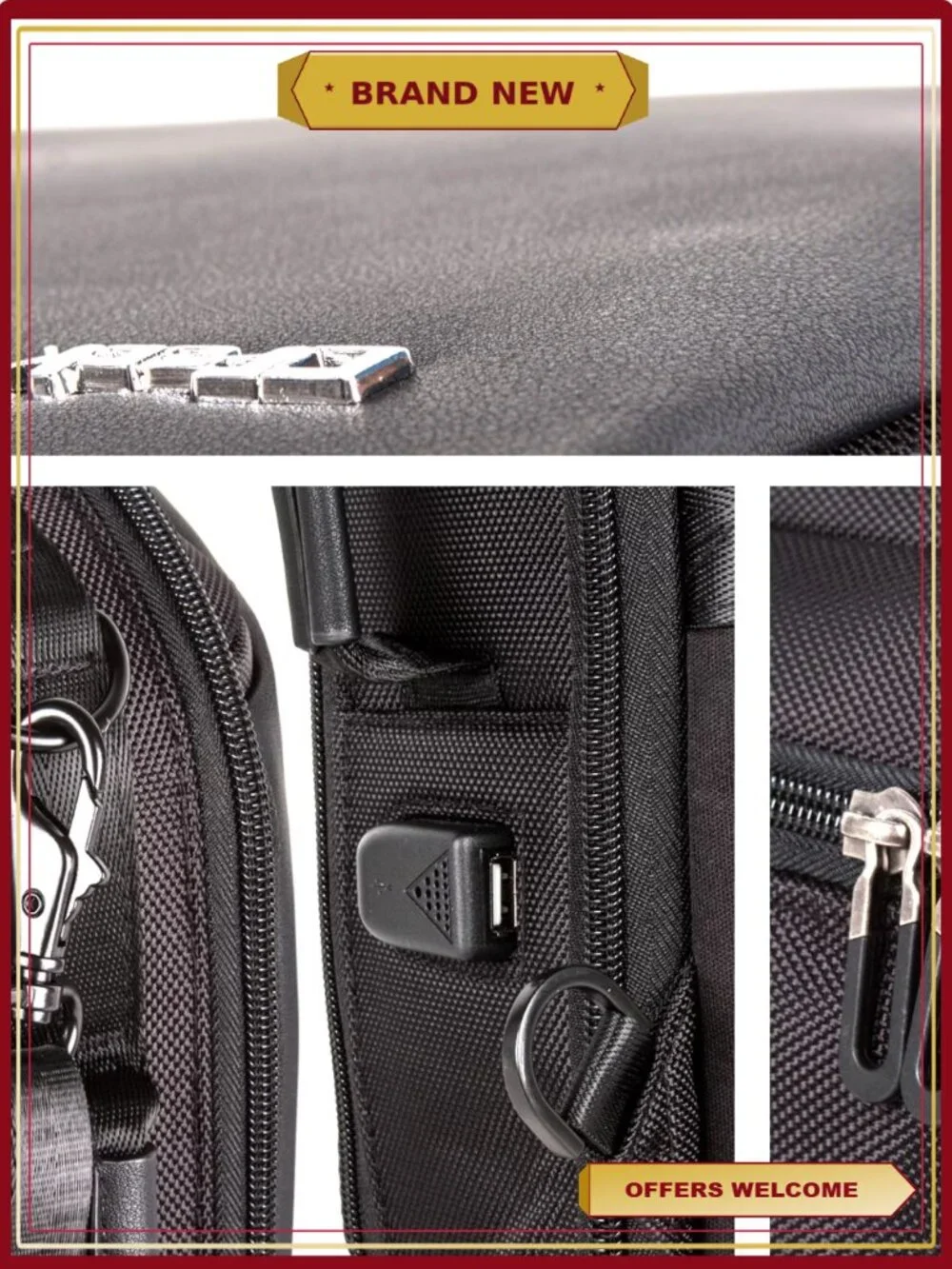 Anti Theft Laptop Backpack 15.6